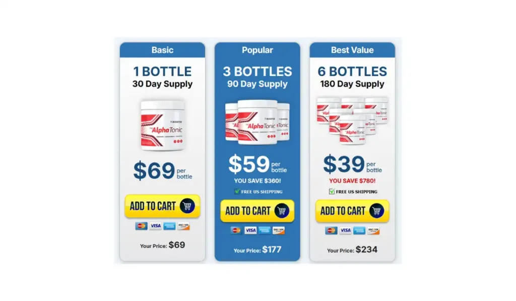 Alpha Tonic price