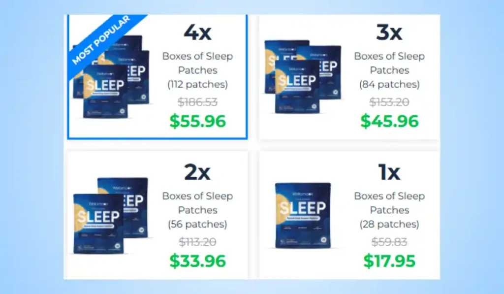 Wellamoon Sleep Patches Price