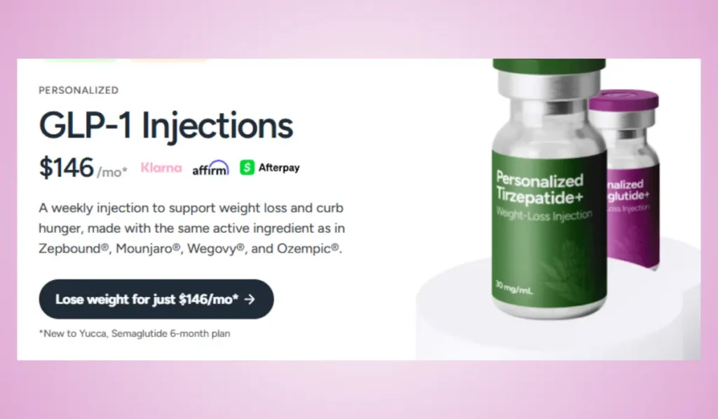 Yucca Health GLP 1 Price